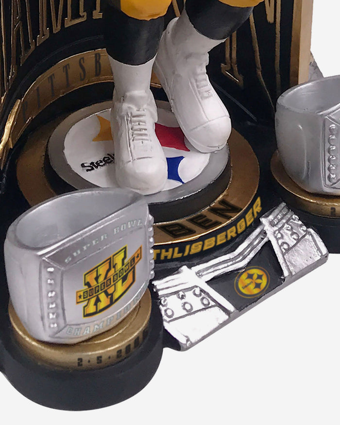 Ben Roethlisberger Pittsburgh Steelers 2X Super Bowl Champion Bobblehead FOCO - FOCO.com