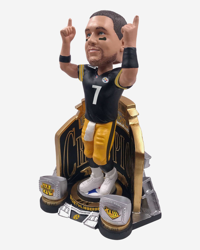 Ben Roethlisberger Pittsburgh Steelers 2X Super Bowl Champion Bobblehead FOCO - FOCO.com