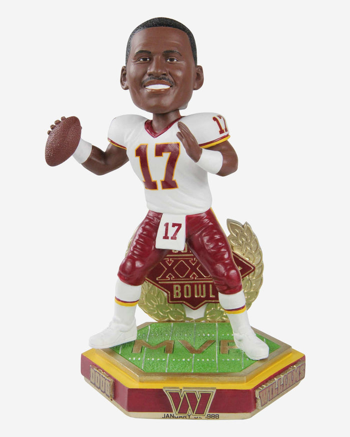 Doug Williams Washington Commanders Super Bowl XXII MVP 35th Anniversary Bobblehead FOCO - FOCO.com