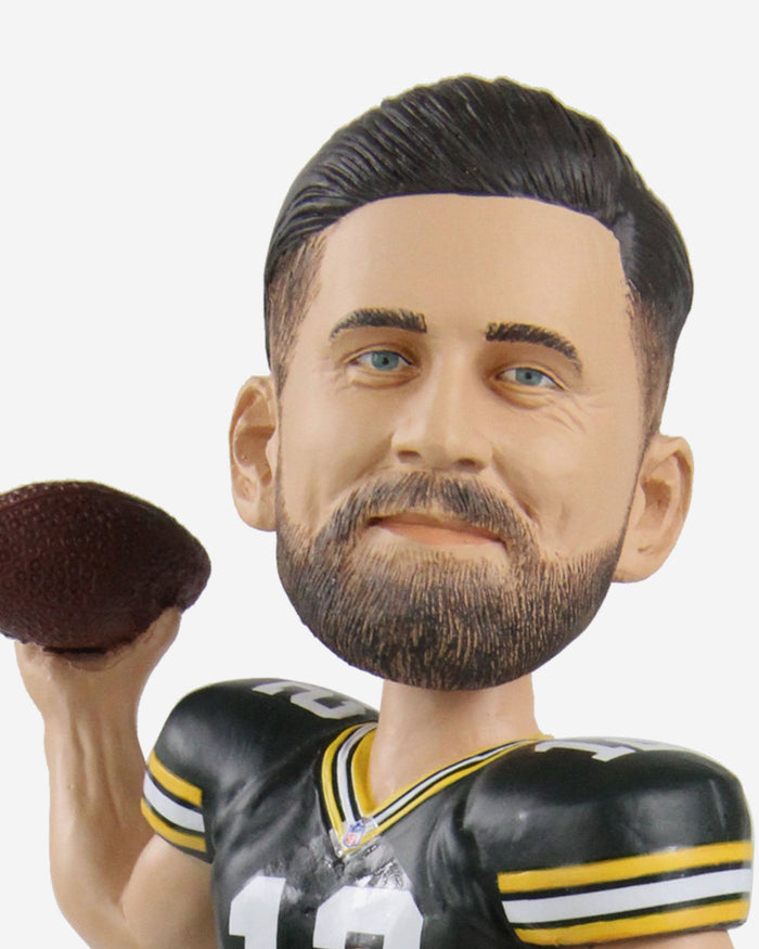 Aaron Rodgers Green Bay Packers 500 Career Passing Touchdowns Bobblehead FOCO - FOCO.com