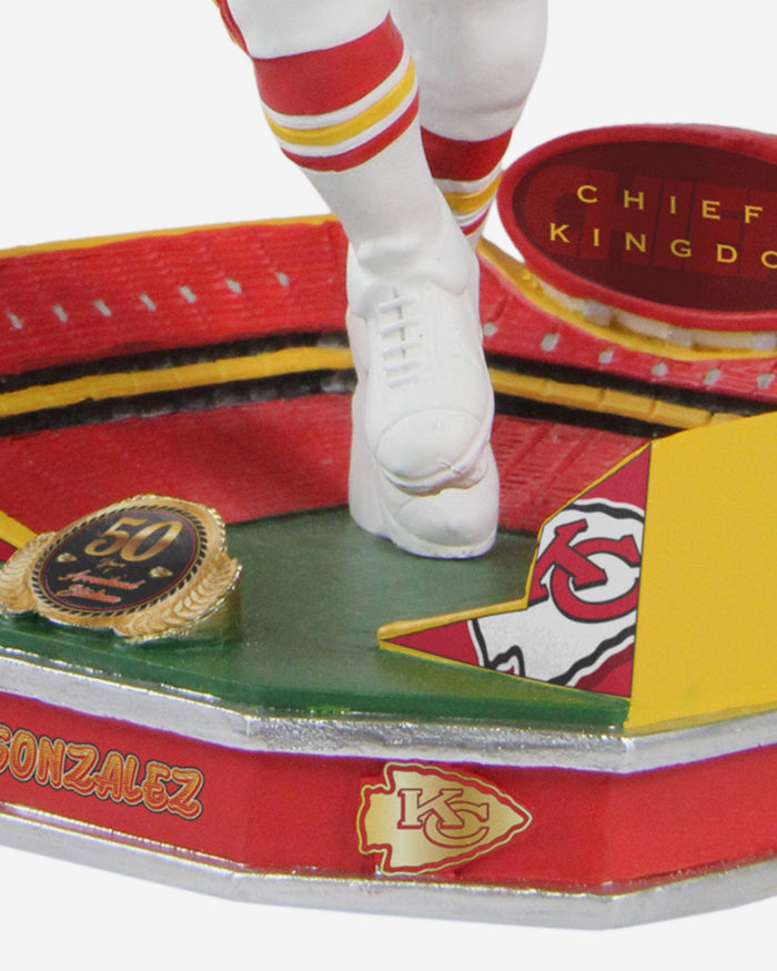 Tony Gonzalez Kansas City Chiefs Arrowhead Stadium 50th Anniversary Bobblehead FOCO - FOCO.com