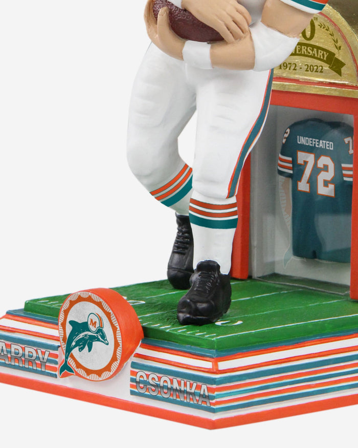 Larry Csonka Miami Dolphins 1972 Perfect Season 50th Anniversary Bobblehead FOCO - FOCO.com