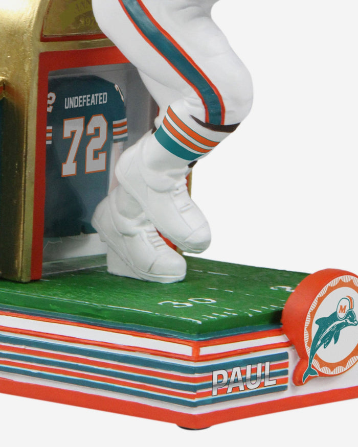 Paul Warfield Miami Dolphins 1972 Perfect Season 50th Anniversary Bobblehead FOCO - FOCO.com