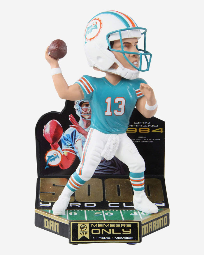 Dan Marino Miami Dolphins 5000 Passing Yard Bobblehead FOCO - FOCO.com