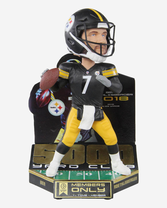 Ben Roethlisberger Pittsburgh Steelers 5000 Passing Yard Bobblehead FOCO - FOCO.com