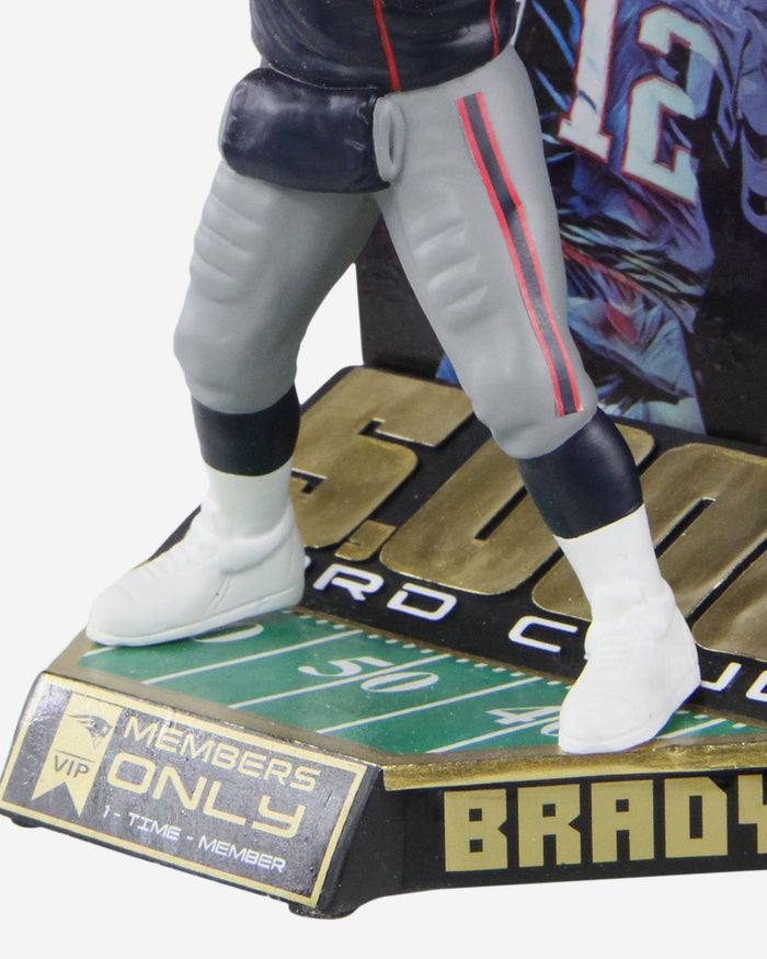 Tom Brady New England Patriots 5000 Passing Yard Bobblehead FOCO - FOCO.com