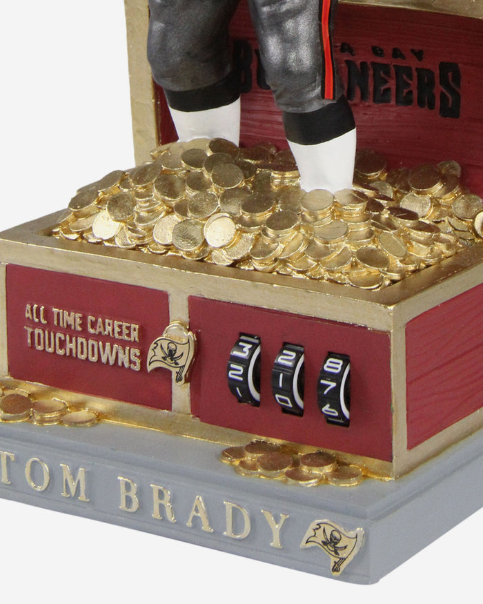 Tom Brady Tampa Bay Buccaneers 700th Touchdown Counter Bobblehead FOCO - FOCO.com