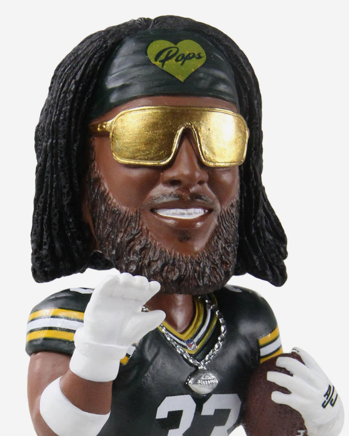 Aaron Jones Green Bay Packers Showtyme Ambassador Bobblehead FOCO - FOCO.com