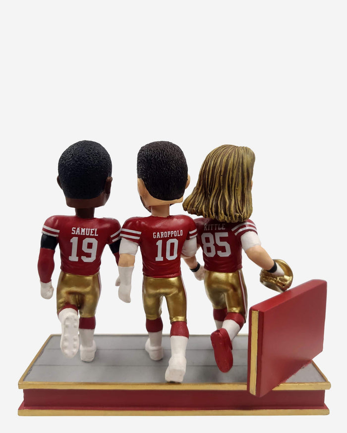 San Francisco 49ers Boombox Entrance Mini Bobblehead Scene FOCO - FOCO.com