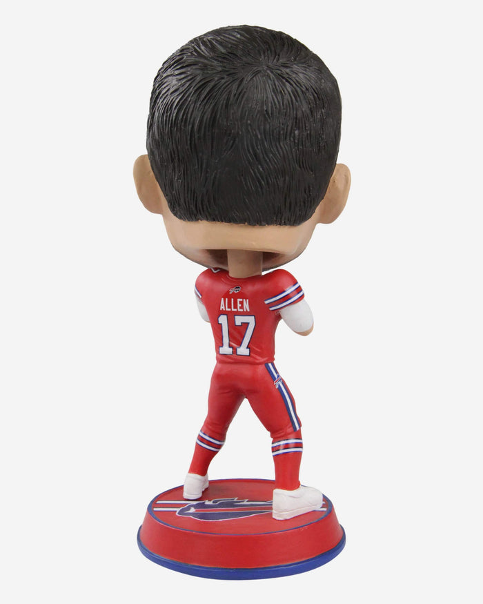 Josh Allen Buffalo Bills Action Pose Color Rush Variant Bighead Bobblehead FOCO - FOCO.com