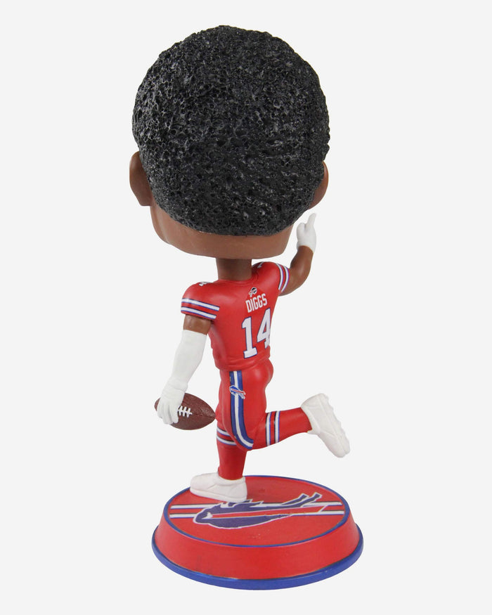 Stefon Diggs Buffalo Bills Action Pose Color Rush Variant Bighead Bobblehead FOCO - FOCO.com