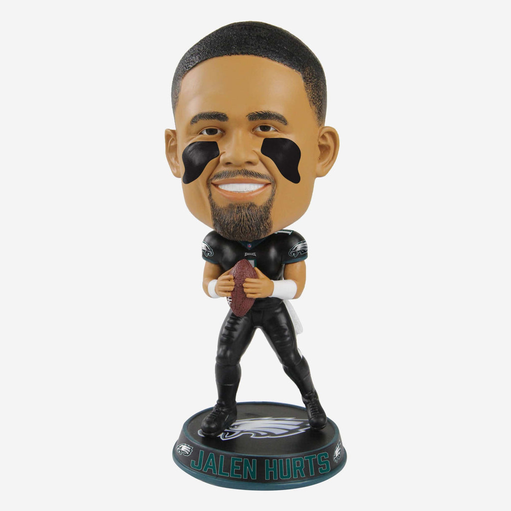 Jalen Hurts Philadelphia Eagles Action Pose Color Rush Variant Bighead Bobblehead FOCO - FOCO.com