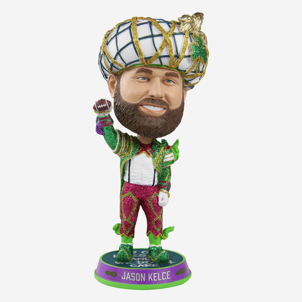 Jason Kelce Mummer Suit Bighead Bobblehead FOCO - FOCO.com