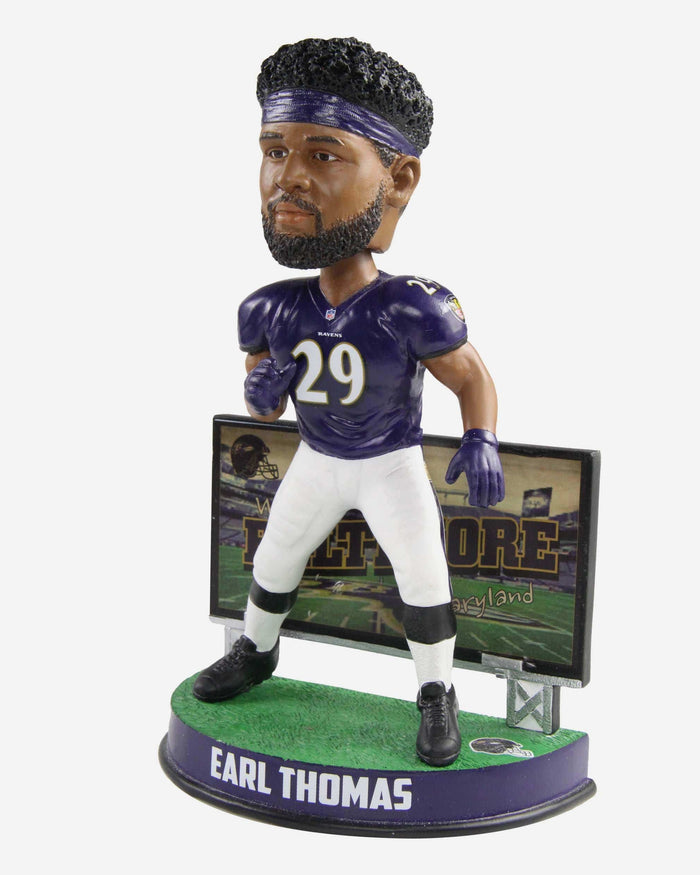 Earl Thomas Baltimore Ravens Billboard Bobblehead FOCO - FOCO.com