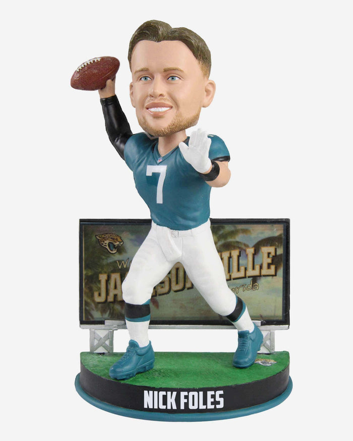 Nick Foles Jacksonville Jaguars Billboard Bobblehead FOCO - FOCO.com