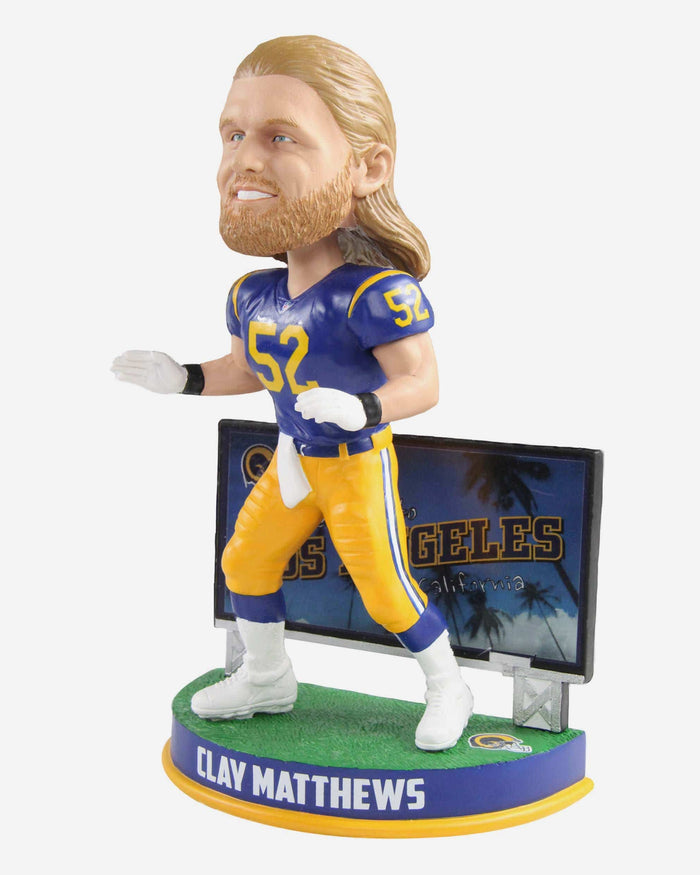 Clay Matthews Los Angeles Rams Billboard Bobblehead FOCO - FOCO.com