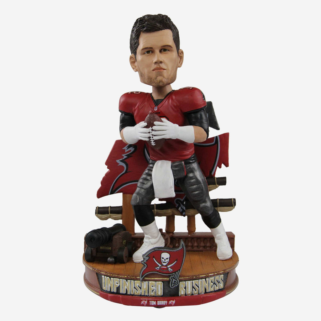 Tom Brady Tampa Bay Buccaneers Unfinished Business Bobblehead FOCO - FOCO.com