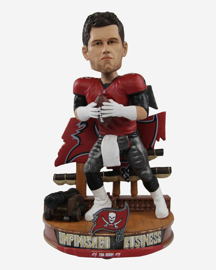 Tom Brady Tampa Bay Buccaneers Unfinished Business Bobblehead FOCO - FOCO.com