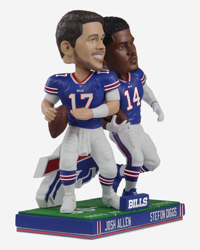 Josh Allen & Stefon Diggs Buffalo Bills Bobblemate Dual Bobblehead FOCO - FOCO.com