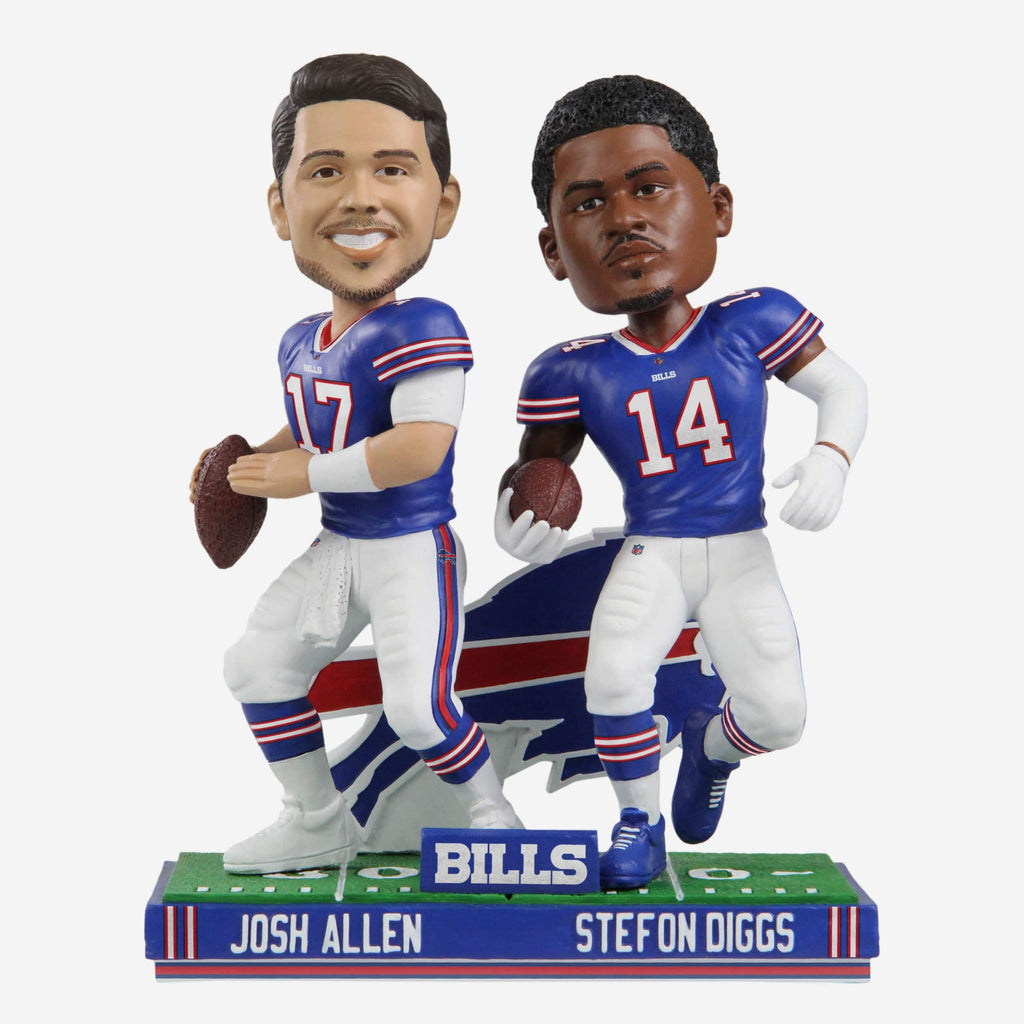 Josh Allen & Stefon Diggs Buffalo Bills Bobblemate Dual Bobblehead FOCO - FOCO.com