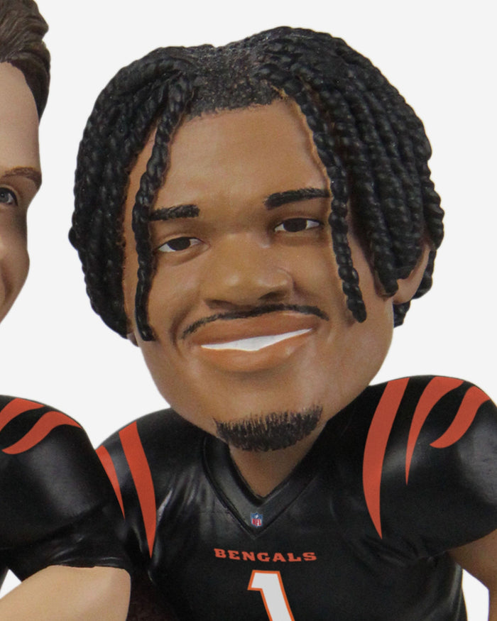 Joe Burrow & Ja'Marr Chase Cincinnati Bengals Bobblemate Dual Bobblehead FOCO - FOCO.com