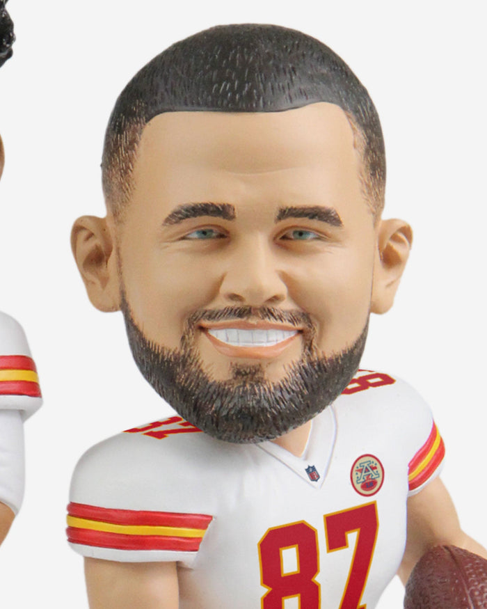 Patrick Mahomes & Travis Kelce Kansas City Chiefs Bobblemate Dual Bobblehead FOCO - FOCO.com