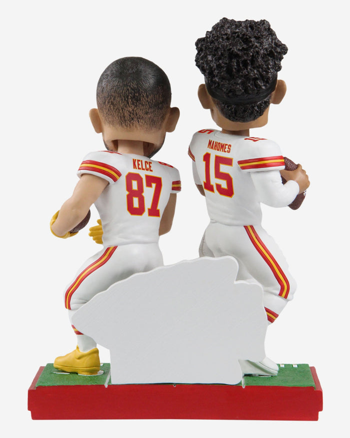 Patrick Mahomes & Travis Kelce Kansas City Chiefs Bobblemate Dual Bobblehead FOCO - FOCO.com