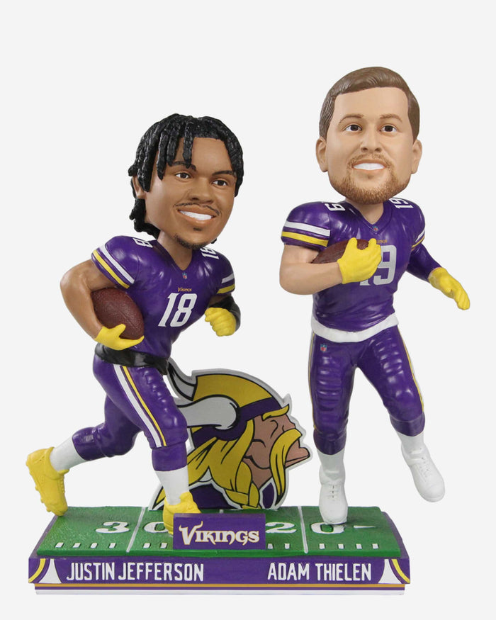 Justin Jefferson & Adam Thielen Minnesota Vikings Bobblemate Dual Bobblehead FOCO - FOCO.com