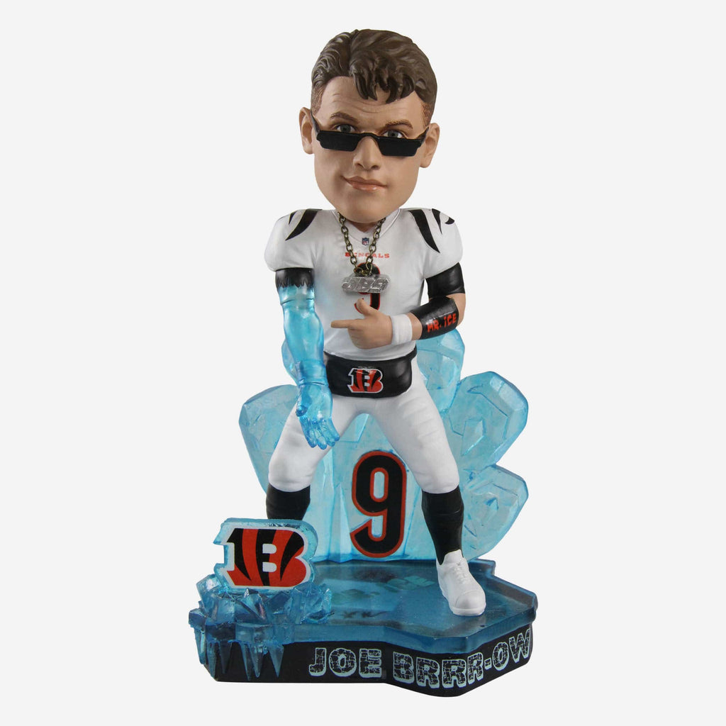 Joe Burrow Cincinnati Bengals Brrr Ice Bobblehead FOCO - FOCO.com