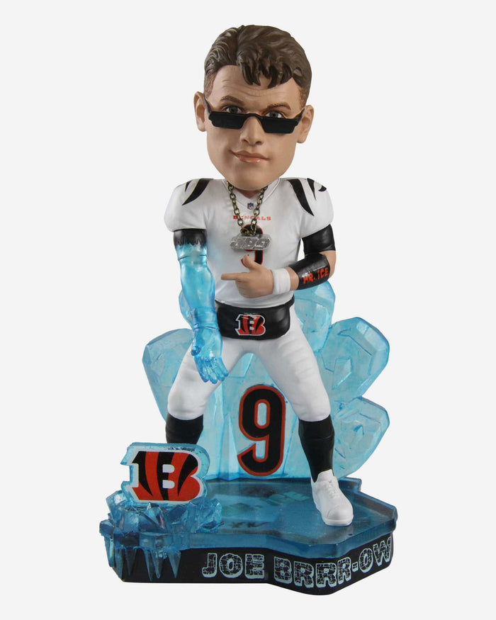 Joe Burrow Cincinnati Bengals Brrr Ice Bobblehead FOCO - FOCO.com