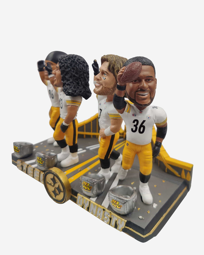 Pittsburgh Steelers Super Bowl XL Champions Mini Bobblehead Scene FOCO - FOCO.com