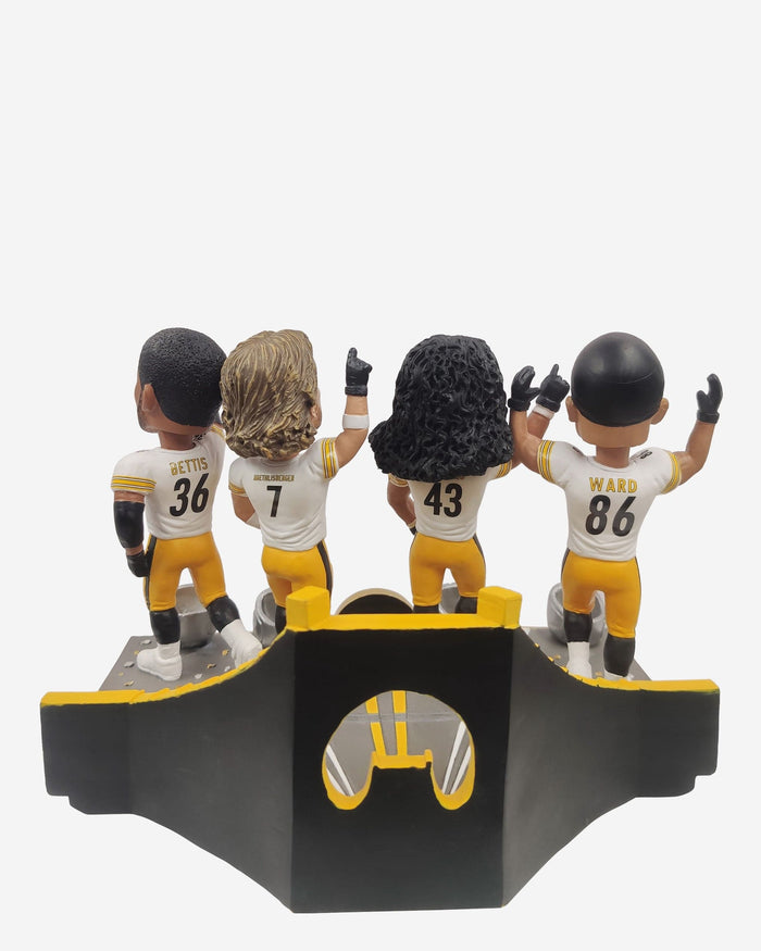 Pittsburgh Steelers Super Bowl XL Champions Mini Bobblehead Scene FOCO - FOCO.com