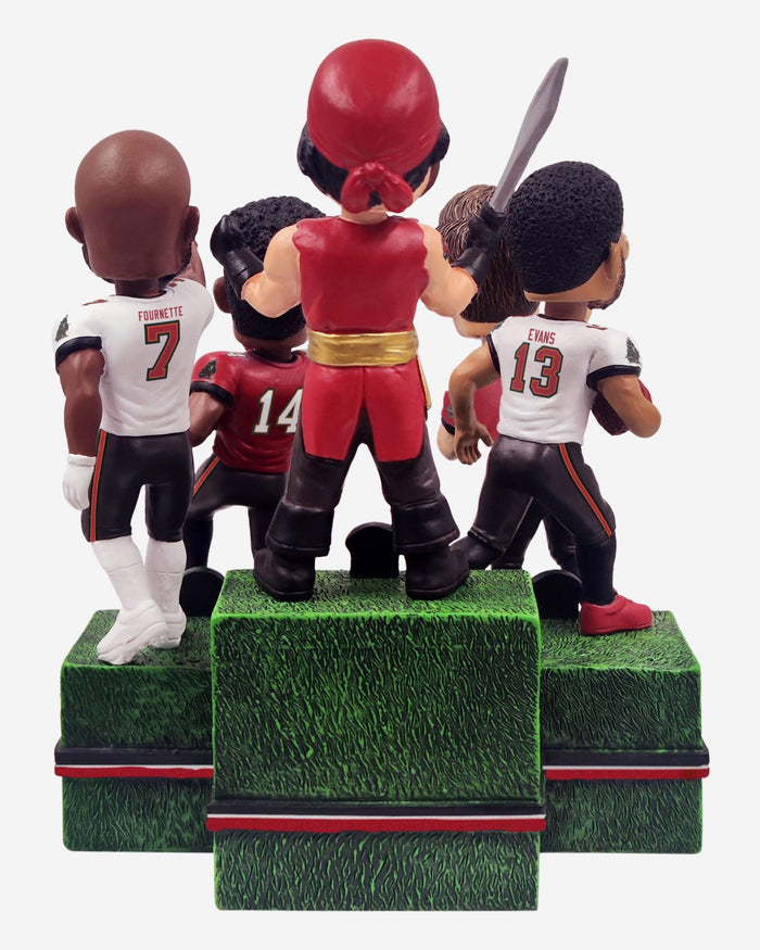 Tampa Bay Buccaneers Collage Mini Bobblehead Scene FOCO - FOCO.com