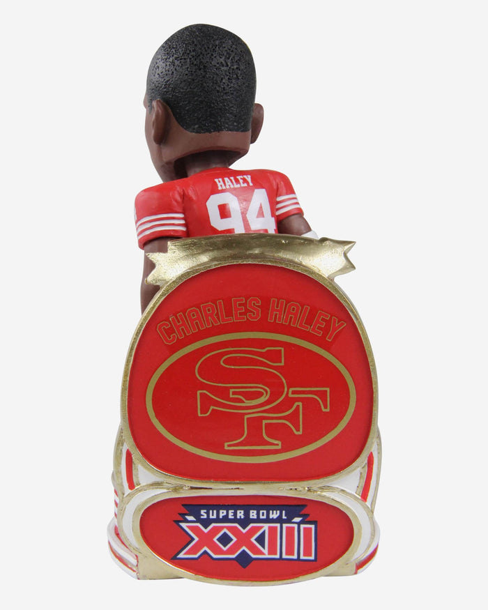 Charles Haley San Francisco 49ers Super Bowl XXIII Champions Commemorative Bobblehead FOCO - FOCO.com