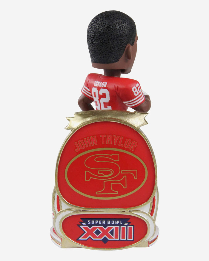 John Taylor San Francisco 49ers Super Bowl XXIII Champions Commemorative Bobblehead FOCO - FOCO.com