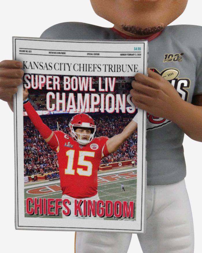 Patrick Mahomes Kansas City Chiefs Celebration Bobblehead FOCO - FOCO.com