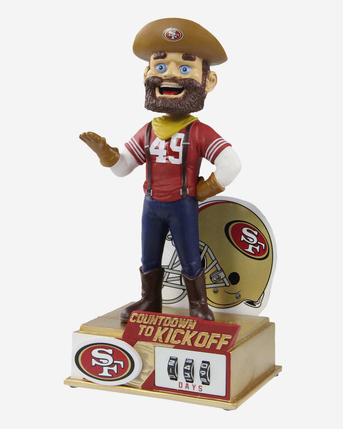 Sourdough Sam San Francisco 49ers Countdown To Kickoff Mascot Bobblehead FOCO - FOCO.com