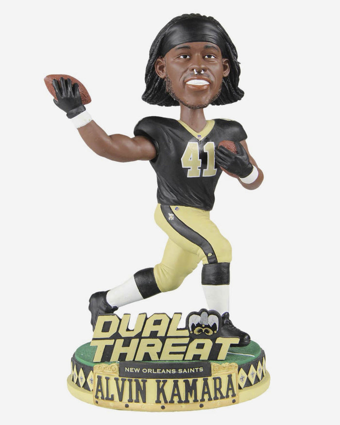 Alvin Kamara New Orleans Saints Dual Threat Bobblehead FOCO - FOCO.com