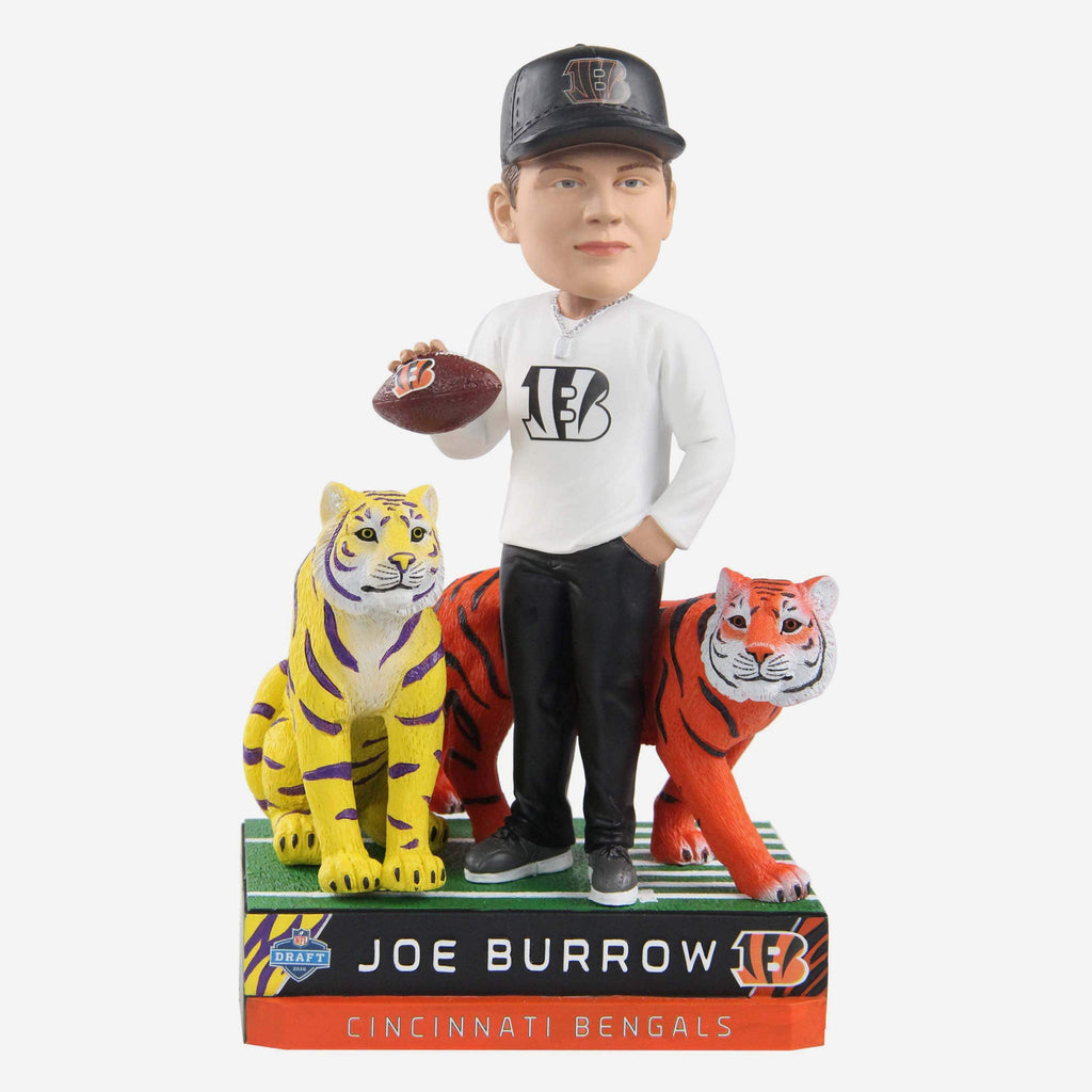 Joe Burrow Cincinnati Bengals 2020 Draft Pick Bobblehead FOCO - FOCO.com