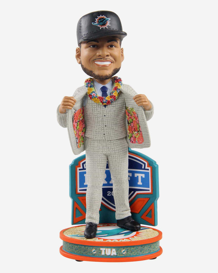 Tua Tagovailoa Miami Dolphins 2020 Draft Pick Bobblehead FOCO - FOCO.com