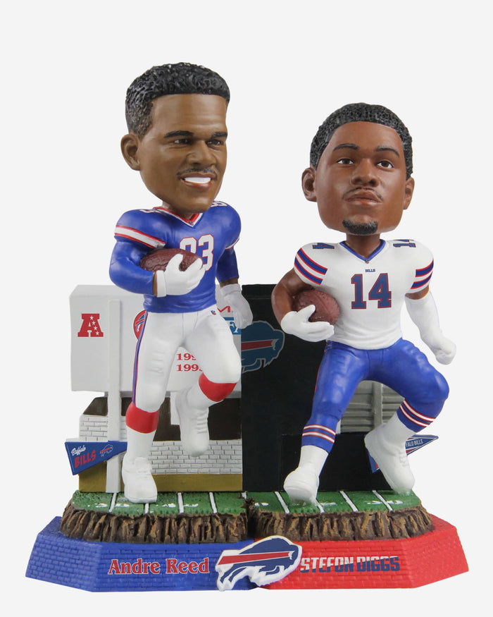 Andre Reed & Stefon Diggs Buffalo Bills Then And Now Bobblehead FOCO - FOCO.com