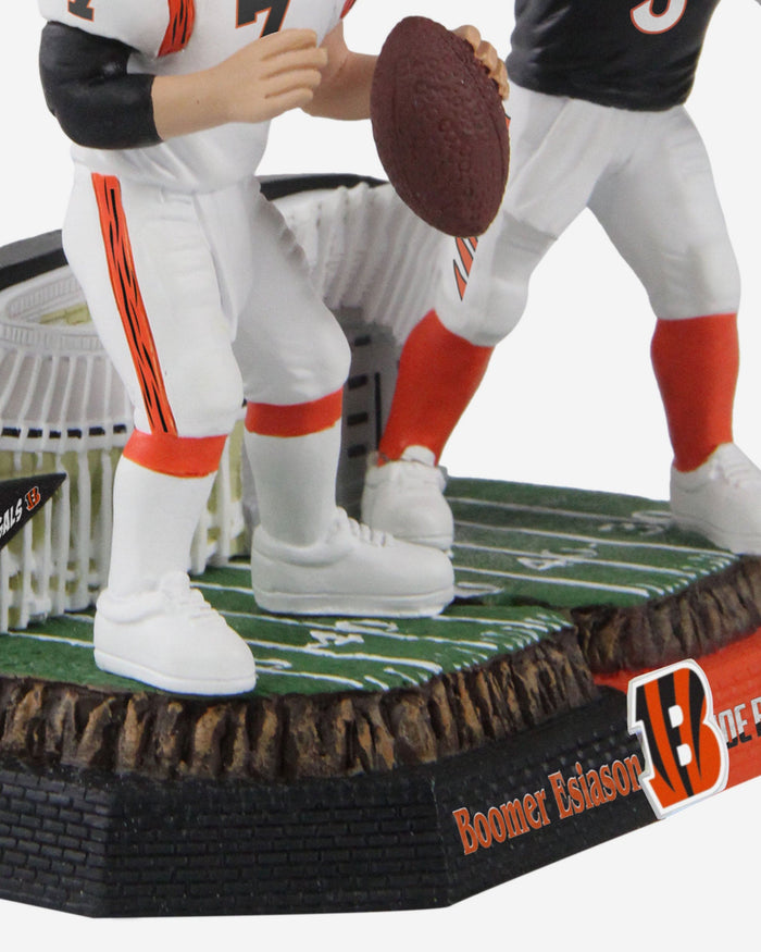 Boomer Esiason & Joe Burrow Cincinnati Bengals Then And Now Bobblehead FOCO - FOCO.com