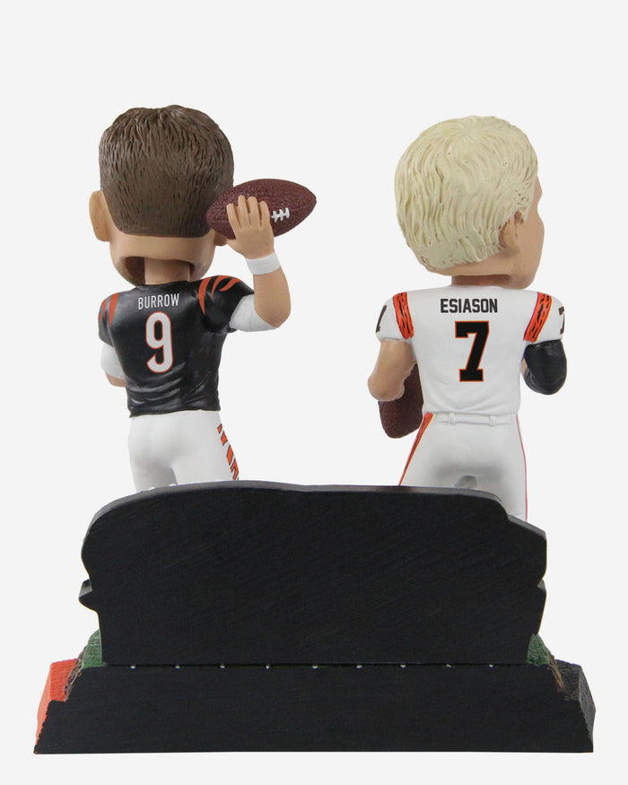 Boomer Esiason & Joe Burrow Cincinnati Bengals Then And Now Bobblehead FOCO - FOCO.com