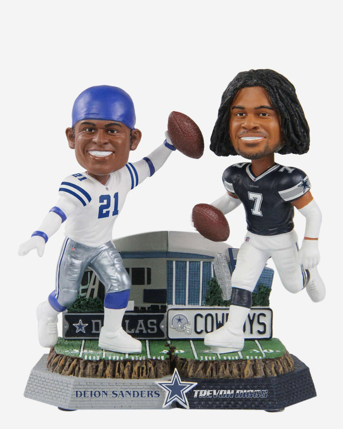 Deion Sanders & Trevon Diggs Dallas Cowboys Then And Now Bobblehead FOCO - FOCO.com