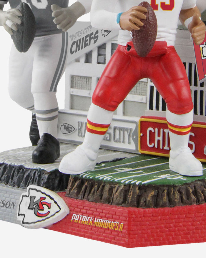 Len Dawson & Patrick Mahomes Kansas City Chiefs Then and Now Bobblehead FOCO - FOCO.com