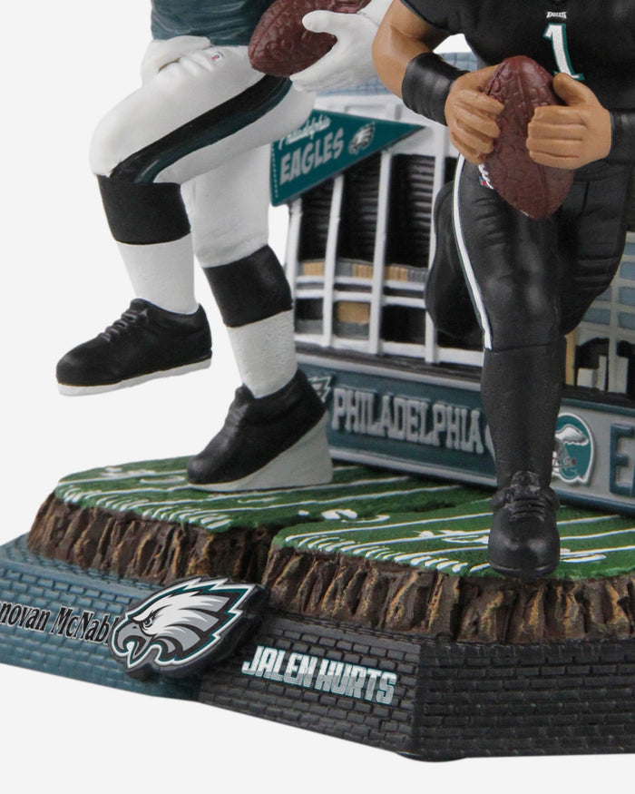 Donovan McNabb & Jalen Hurts Philadelphia Eagles Then And Now Bobblehead FOCO - FOCO.com