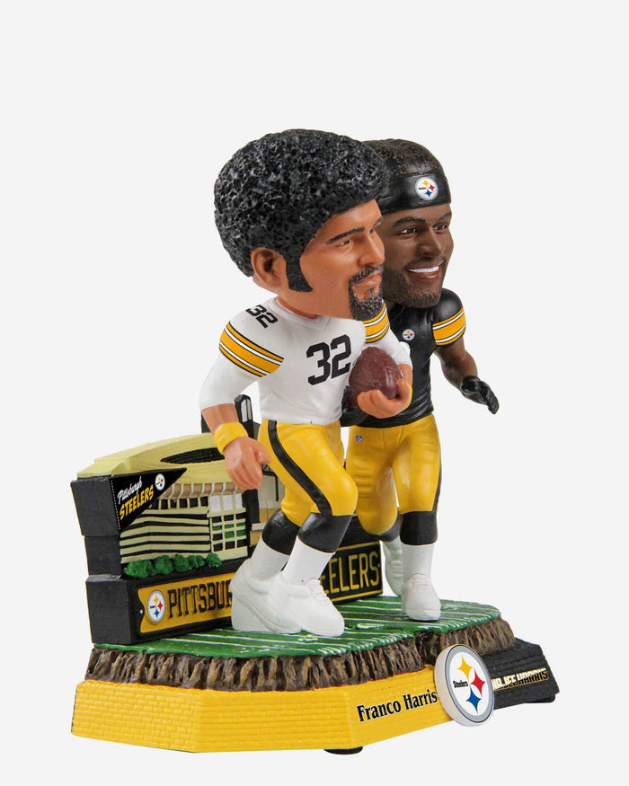 Franco Harris & Najee Harris Pittsburgh Steelers Then And Now Bobblehead FOCO - FOCO.com