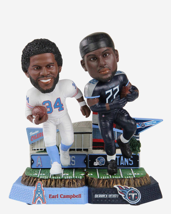 Earl Campbell & Derrick Henry Tennessee Titans Then And Now Bobblehead FOCO - FOCO.com