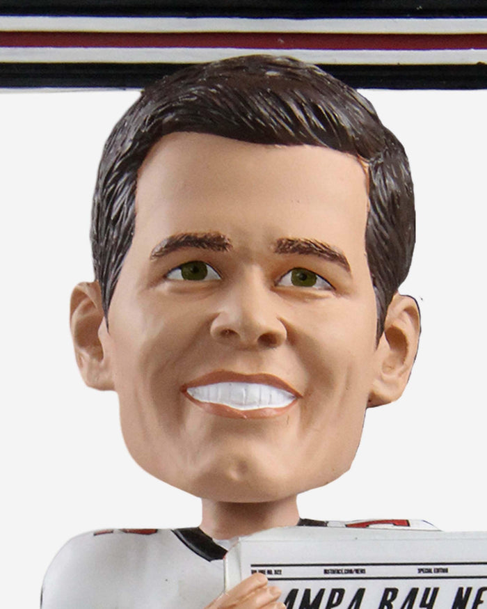 Tom Brady Tampa Bay Buccaneers & New England Patriots Dual Spinning Bobblehead FOCO - FOCO.com