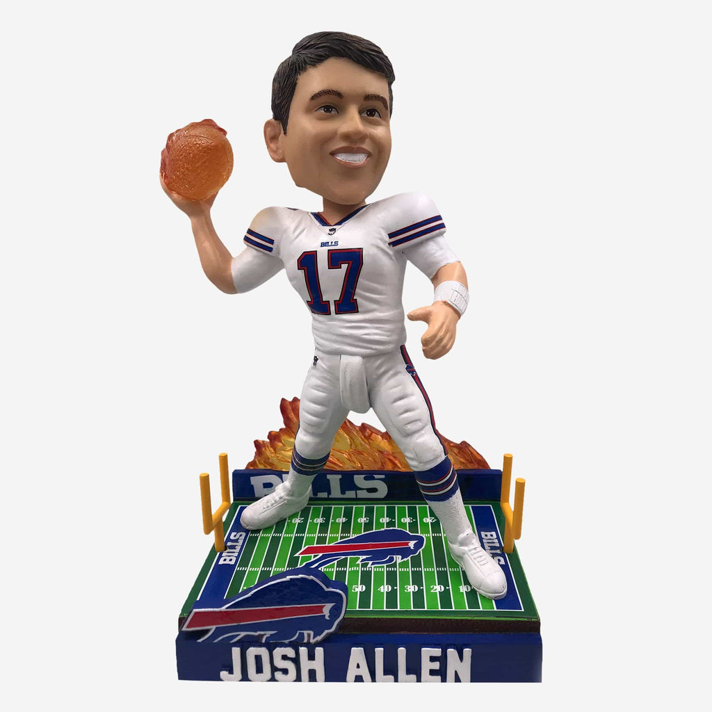 Josh Allen Buffalo Bills On Fire Bobblehead FOCO - FOCO.com